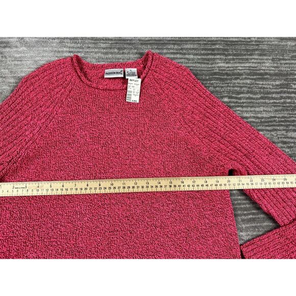 Fashion Bug Sweater Womens‎ Extra Large Pink Long Sleeve Acrylic Blend - Picture 4 of 11